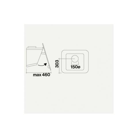 Cappa Tab a Parete da 80 cm Aspirante / Filtrante Colore Bianco - Foto 9