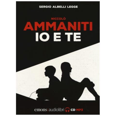 Niccolò Ammaniti - Io E Te Letto Da Sergio Albelli. Audiolibro. Cd Audio Formato Mp3 - Foto 1