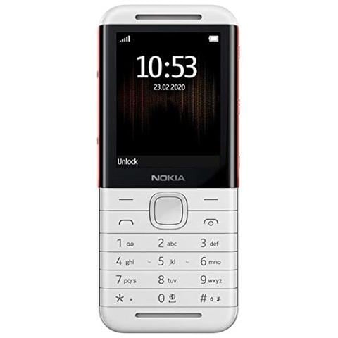 5310 (2020) Cellulare Dual Sim Display 2.4" +Slot MicroSD Fotocamera Radio FM e Bluetooth Colore Bianco / Rosso - Italia - Foto 2