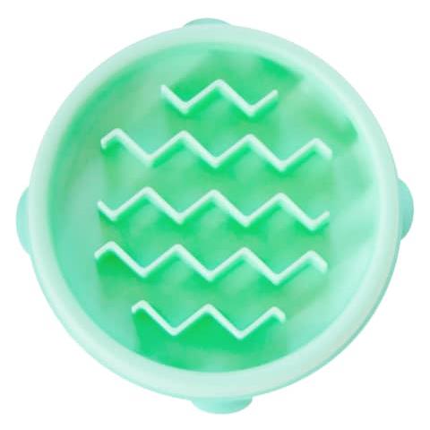 Ciotola Anti Ingozzamento Cani Slo Bowl A Onde Xs Menta - Foto 1