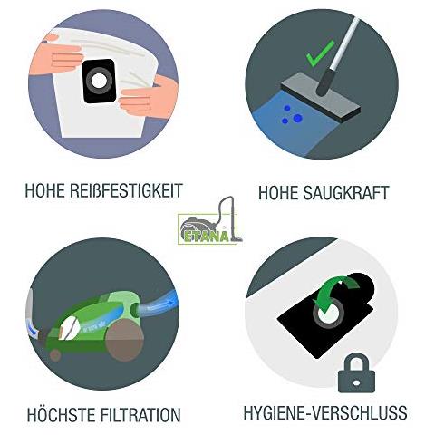 10 Sacchetti Per Aspirapolvere Compatibili Con Swirl Y93 + 1 - Foto 8