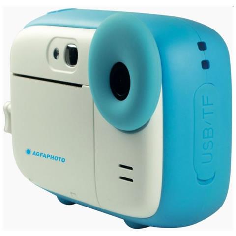 Realikids Fotocamera Istantanea per Bambini Schermo LCD da 2,4" Selfie, Micro SD, CartaTermica, Stampe in Bianco e Nero - Foto 2