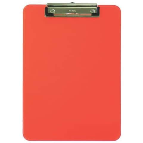 Portablocchi Con Clip Neon Arancione Trasparente 31,8x22,6 Cm 2340641 - Foto 1