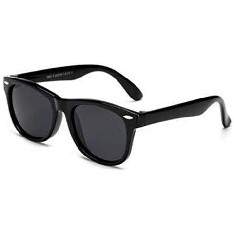 Flessibili Bambini Occhiali Da Sole Polarizzati Del Bambino Sicurezza Del Bambino Del Rivestimento Di Vetro Di Sun Uv400 Eyewear (nero) - Foto 1