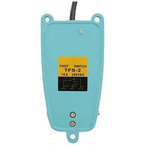 Interruttore Di Pedale Tfs-2 Piede Antiscivolo Metallo Alimentazione Momentanee Pedale Interruttore 250v Ac 10a Spdt No Nc - Foto 2