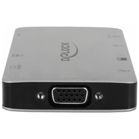 87735 replicatore di porte e docking station per notebook Cablato USB 3.0 (3.1 Gen 1) Type-C Grigio - Foto 2