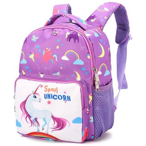 INLAW - Back To School Kids Kindergarten Zaino Bambini Ragazzi Ragazze  Cartoon Unicorn Zaino Viola - ePRICE