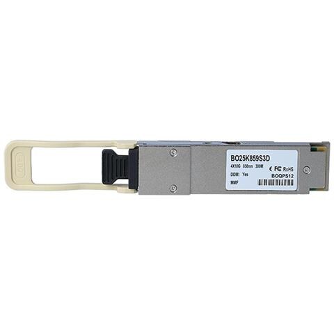 Ricetrasmettitore Ixia QMM850-PLUS-CSR4 BlueOptics BO25K859S3D QSFP compatibile, MPO /MTP, 40GBASE-ESR4, fibra multimodale, 4x850nm, 300 metri, 0°C /+70°C - Foto 1