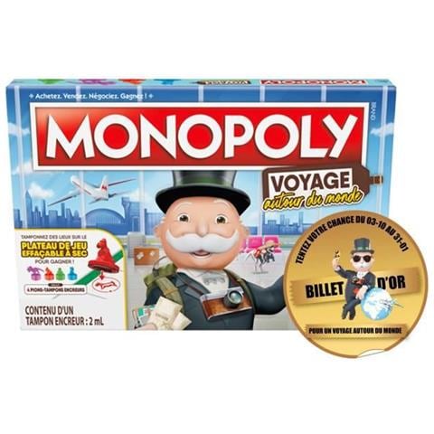 Viaggia In Tutto Il Mondo, Gioco Della Società, 8 Anni - Versione Con Biglietto D'oro Vincente Al 100% - Foto 1
