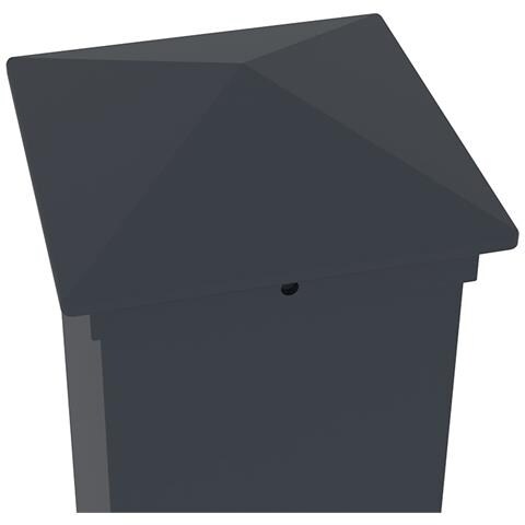 Recinzione In Alluminio Veleta 190h170 Grigio - Foto 8