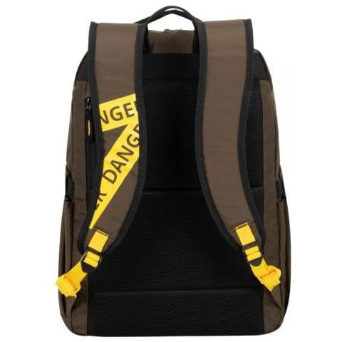 Erebus Borsa Per Notebook 39,6 Cm (15.6"") Zaino Cachi, Giallo - Foto 2