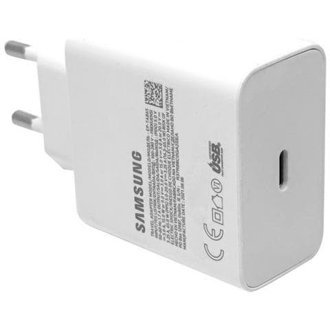 Caricabatterie Originale Ultra Rapido Usb-c Ep-ta865 65w Colore Bianco Bulk Per Galaxy Book - Foto 2