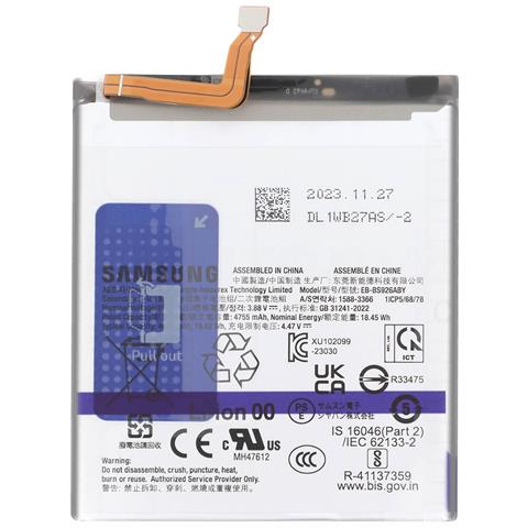 Batteria Interna Originale Per Samsung Galaxy S24 Plus 4900mah, Nero - Foto 1