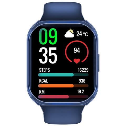 Smartwatch XWatch-TF2 Impermeabile Display 2.01" 578KB Bluetooth Colore Blu - Foto 1