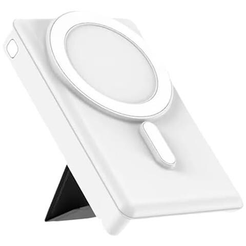 X Powerbank Bianco Magsafe E Ricarica Wireless Fast Charger Interfaccia Usb-a E Type C Capacità 10000 mah Ricarica 3 Dispositivi Contemporaneamente - Foto 1