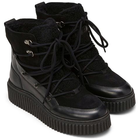 Mo.biancan33a Booties Stivaletti Pelle Di Mucca Scarpe Donna Nero Eu 37, 410-16066005-150 990 - Foto 2