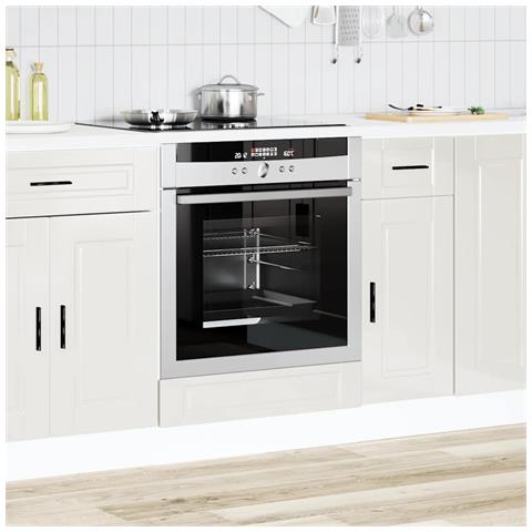 Armadio Per Forno Porto Bianco Lucido In Legno Multistrato - Foto 3