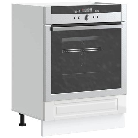 Armadio Per Forno Porto Bianco Lucido In Legno Multistrato - Foto 1