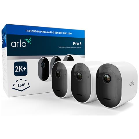 Pro Telecamera di sorveglianza 5 2K+, kit da 3 telecamere - Foto 1