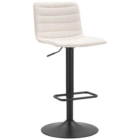 Set Di 2 Sgabelli Alti Mf444 - Bianco - Metallo - 43x49,5x85,5 Cm - Foto 1