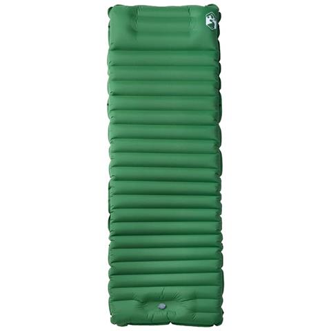 Lusso Casadino - Materasso Campeggio Autogonfiabile Con Cuscini 1 Persona Verde - Foto 1