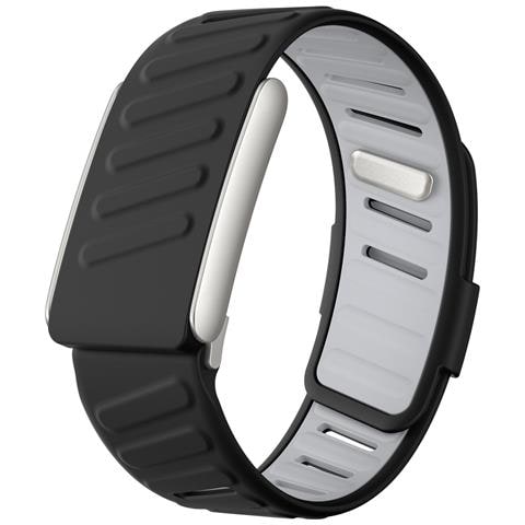 Cinturino In Silicone Per Bracciale Versione Standard 5.0 Compatibile Con Whoop Watch, Resistente E Confortevole Black + Light Gray - Foto 2
