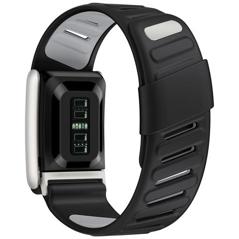Cinturino In Silicone Per Bracciale Versione Standard 5.0 Compatibile Con Whoop Watch, Resistente E Confortevole Black + Light Gray - Foto 3