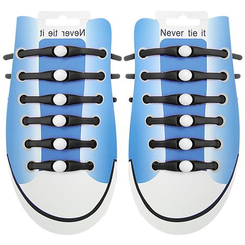 Lacci In Silicone Black+white - Foto 2