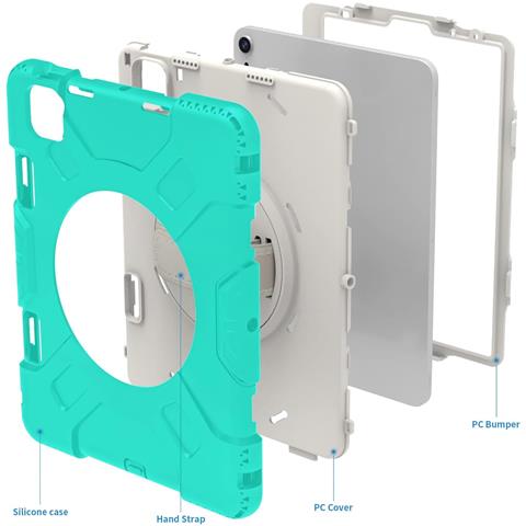 Custodia Per Ipad Pro 3/2/1 11” Con Supporto E Alloggiamento Per Stilo Menta - Foto 4