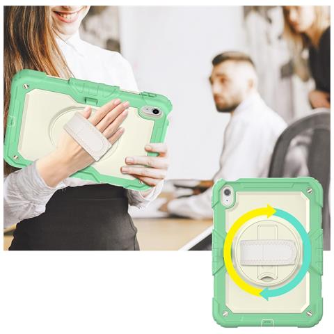 Custodia Per Ipad 9/8/7 10.2” Con Supporto E Tracolla Verde - Foto 2