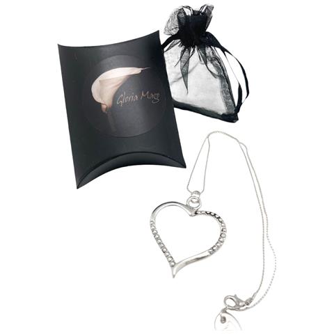 Collana Cuore In Argento 7-10 Micron - Foto 4