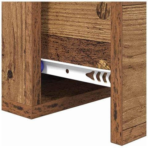 Mobiletto da comodino a parete Legno vecchio 35 x 35 x 20 cm - Foto 9