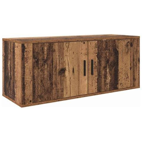 Mobile TV da parete Legno vecchio 100 x 34,5 x 40 cm - Foto 1