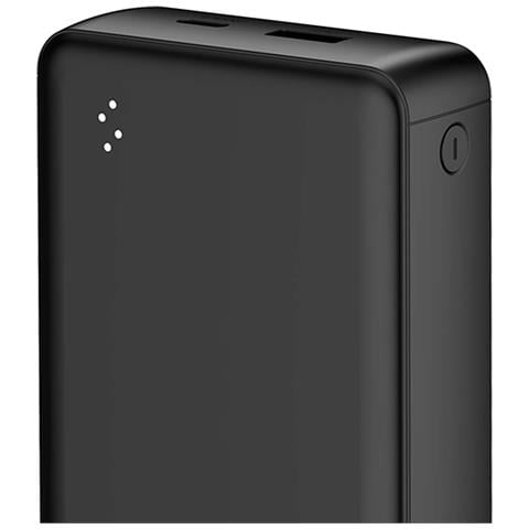 Powerbank 20000 Mah Usb-a / Usb-c Con Cavo Compatto, Nero - Foto 4