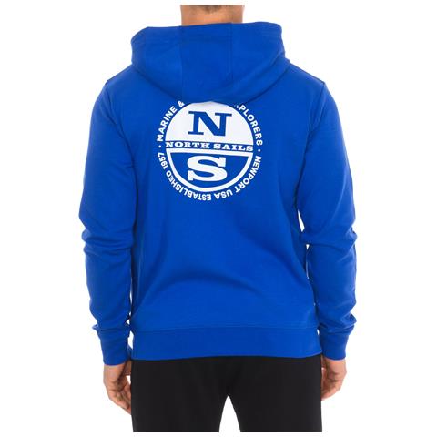 Felpa Con Cappuccio Con Zip 902416t Da Uomo - Foto 2