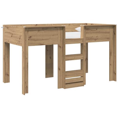 Letto a Castello per Bambini Rovere artigianale 100 x 200 cm - Foto 1