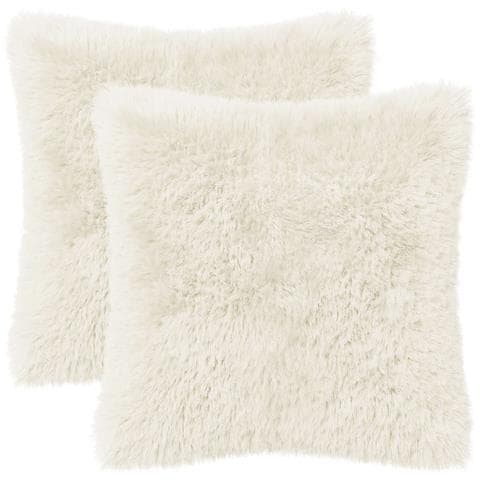 Cuscino con cuscino HEERLEN 12 pz Bianco Fleece PV - Foto 1