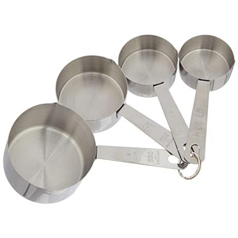 67007 - Set di 4 mestoli in acciaio inox 18/8, 60 ml + 80 ml + 120 ml + 250 ml - Foto 1