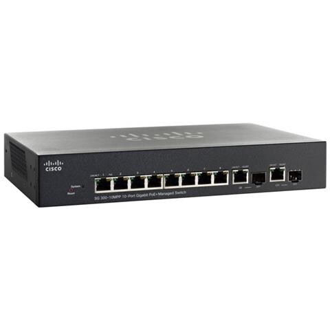 Csb Sg300-10mpp 10-port Gigabit Max Poe+ Managed Switch In - Foto 2