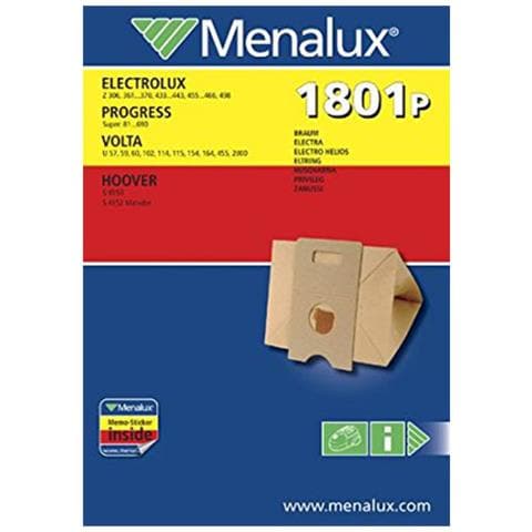 9001961946 Sacchetti Di Carta Compatibili 1801p Per Aspirapolvere E Hoover - Foto 1