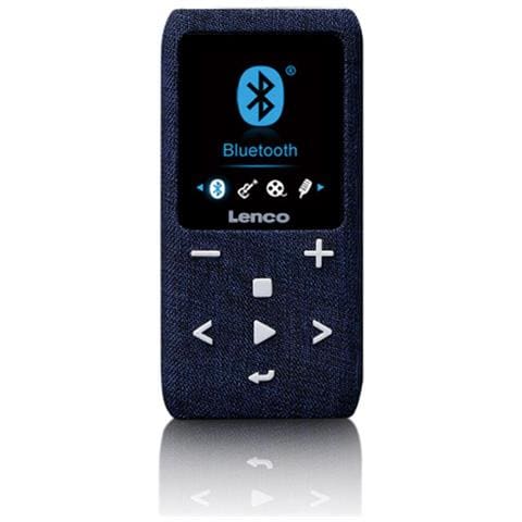 "Lenco Xemio-861 - Lettore MP3 Bluetooth, scheda Micro SD da 8 GB, Bluetooth, radio FM, funzione memo vocale, display TFT da 1,8"", funzione e-book, memoria fino a 64 GB, colore: Blu" - Foto 1