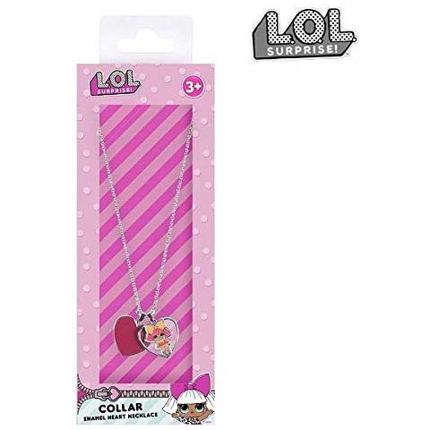 Sorpresa Lol 2500001118 tu-c14 - Collana Dato In Bambina Acciaio Inox, 18,5 Cm, Rosa, Solo Taglia - Foto 2