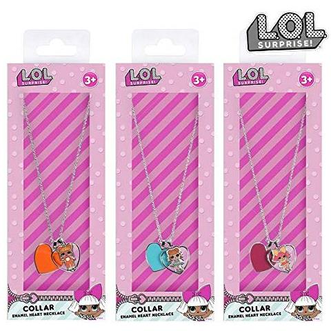 Sorpresa Lol 2500001118 tu-c14 - Collana Dato In Bambina Acciaio Inox, 18,5 Cm, Rosa, Solo Taglia - Foto 1