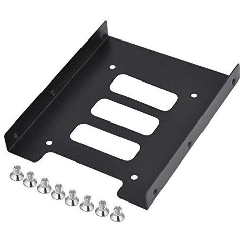 Black Metal Interno Kit Di Montaggio Per 25 Pollici Ssd Drives Per Portatili Da 35 Pollici Unit Disco Rigido - Staffa Per Hard Disk - High Performance Di Ricambio Di Montaggio Per Disco Rigido - Foto 1