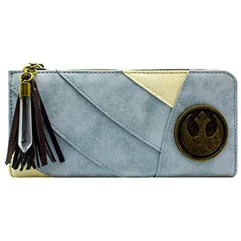Outfit Lultimo Jedi Frizione Star Wars Del Rey Con I Fascini Della Moneta E Della Carta Della Borsa Blu - Foto 1