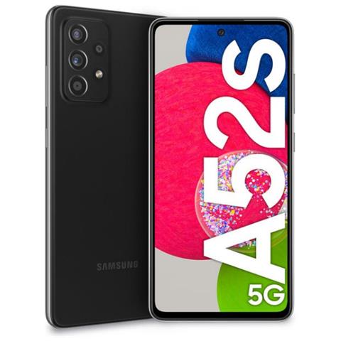 Galaxy A52s 5G 128 GB 6 GB RAM Dual Sim Display 6.5" Full HD+ Slot Micro SD Fotocamera 64 Mpx Android Italia Nero - Foto 1