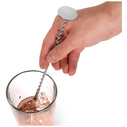 Set Da Cocktail Doppio Shaker 750ml Acciaio Inossidabile Argento 10 Parti - Foto 13