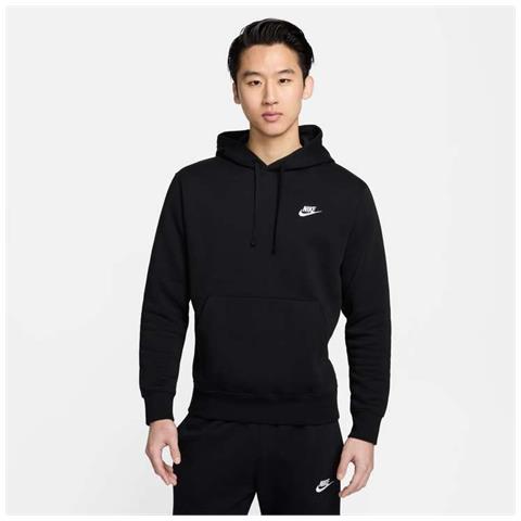 Felpa Con Cappuccio Da Uomo Club Fleece Nera Taglia L Codice Bv2654-010 - Foto 1