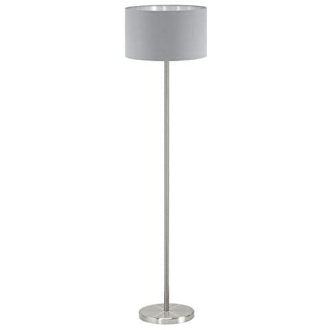 MASERLO, Grigio, Nichel, Argento, Tessuto, Acciaio, IP20, II, Soggiorno, E27 - Foto 1