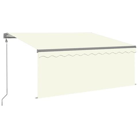 Tenda Automatica con Parasole LED e Sensore Vento 3x2,5m Crema - Foto 1